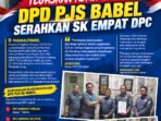 PJS Babel Serahkan SK Empat DPC2